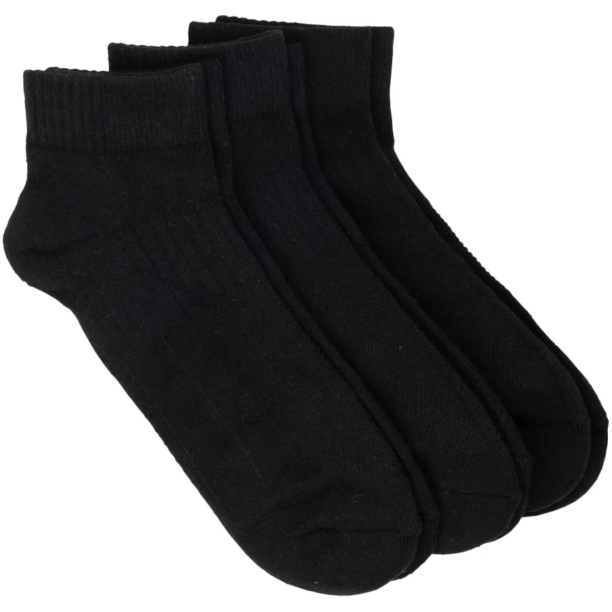 Ankelsokk 3pk ensfarget