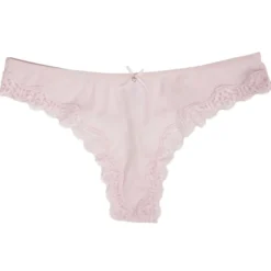 Ann - String med blondekant