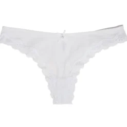 Ann - String med blondekant