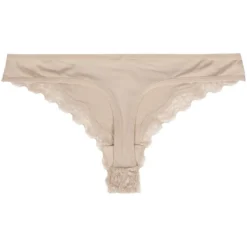 Ann - String med blondekant