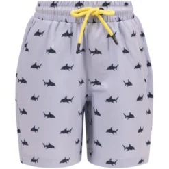 Badeshorts med print Sharks