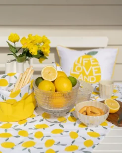 Bordduk 90x90 Limone