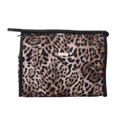 Classic toalettmappe til dame leopard medium