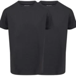 David Casual T-shirt 2 pk rund hals