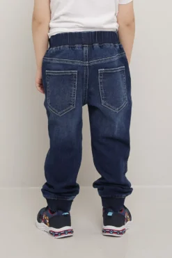 Denim joggers