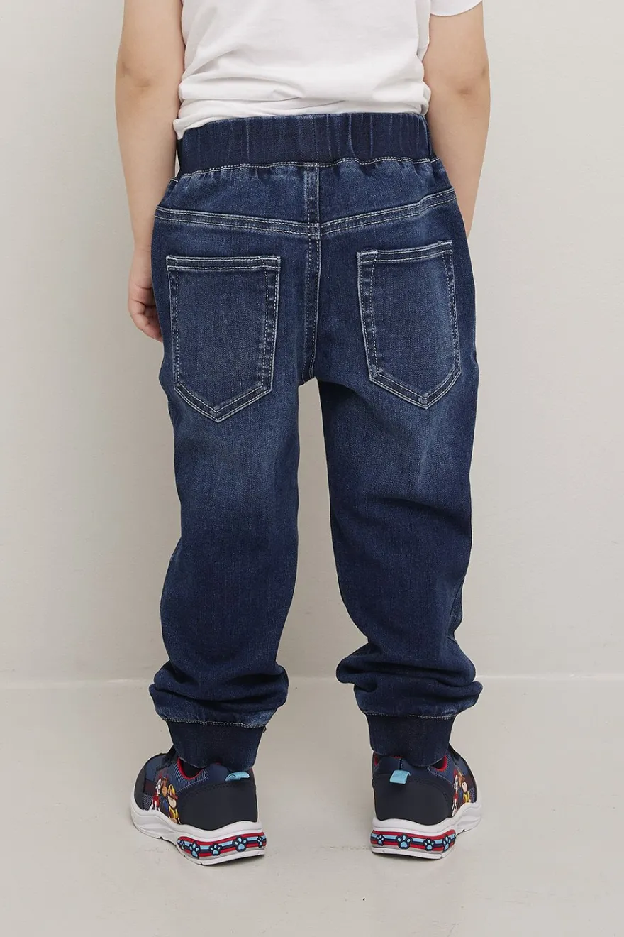 Denim joggers