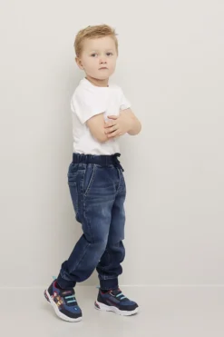 Denim joggers