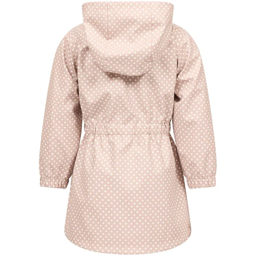 Dots Regnkåpe med fòr