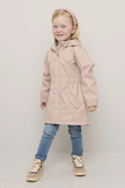 Dots Regnkåpe med fòr