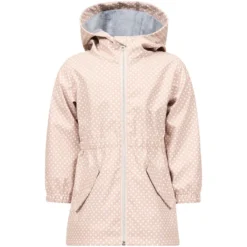 Dots Regnkåpe med fòr