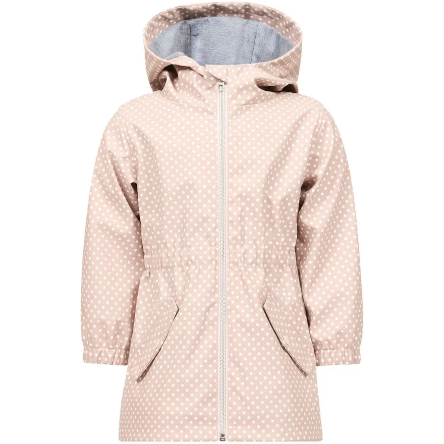 Dots Regnkåpe med fòr