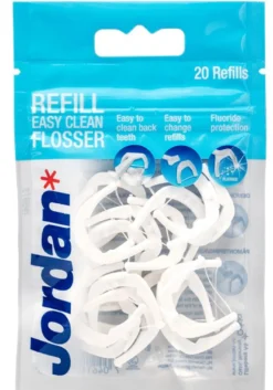 Easy clean flosser refill tanntråd