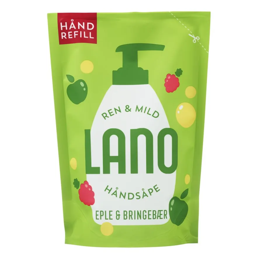 Eple Bringebær Håndsåpe Refill 300 ml