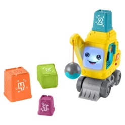 Fisher Price telle og stable kran