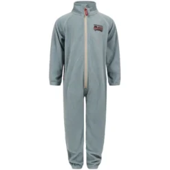 Fleecedress med broderi