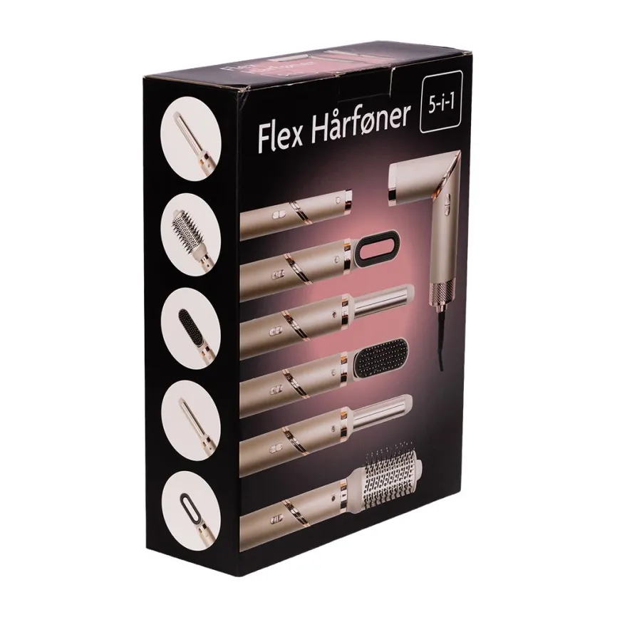 Flex Hårføner 5-i-1