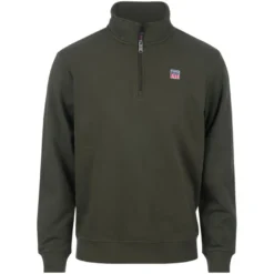 Genser med half zip Glyn