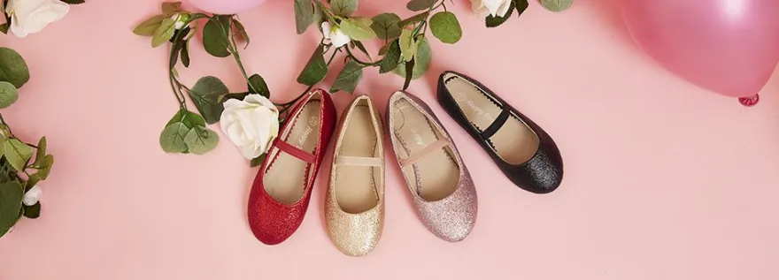 Glitter ballerinasko