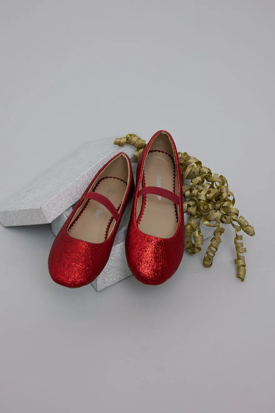 Glitter ballerinasko