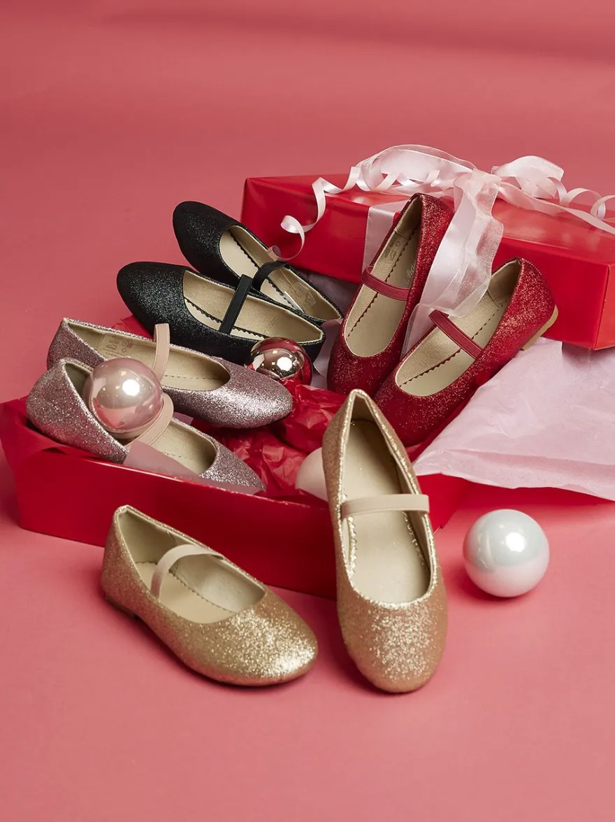 Glitter ballerinasko