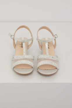 Glitter sandal med hel