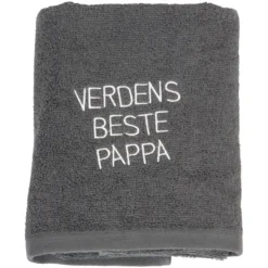 Håndkle med tekst