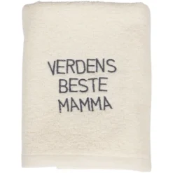 Håndkle med tekst