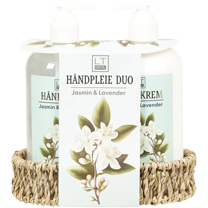 Håndpleie duo for hender i kurv