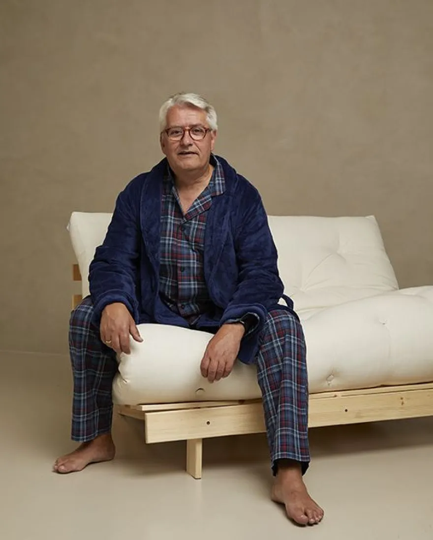 Hugh morgenkåpe i fleece