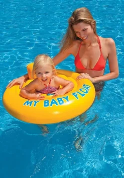 Intex baby badering med sete dia 70cm 6-12mnd 4 luftkamre
