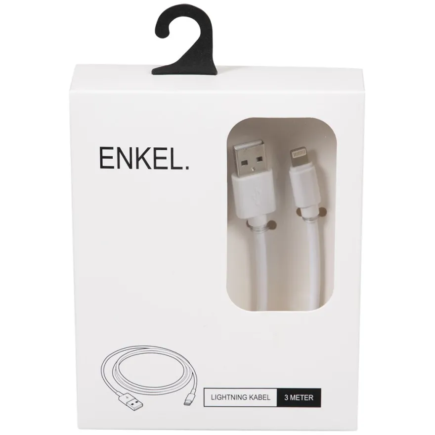 Iphone, Ipad lightening kabel 2,4A 3m