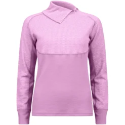 Jacquard polo med glidelås