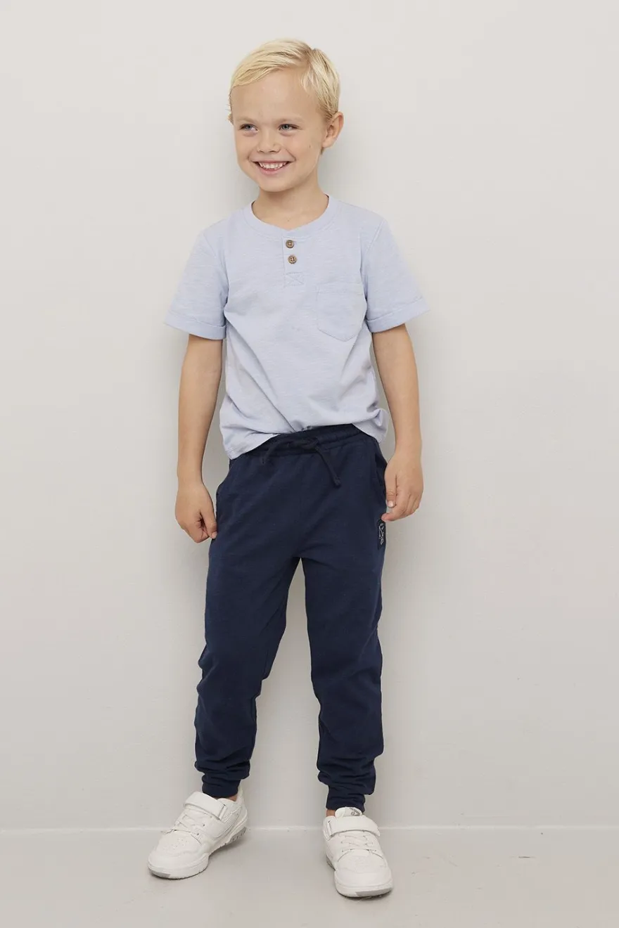 Joggebukse i slub jersey Sondre