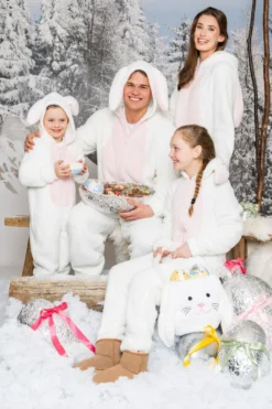 Jumpsuit hare med lange ører barn