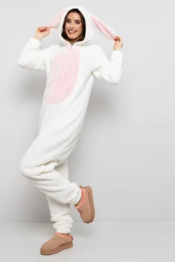 Jumpsuit hare med lange ører dame