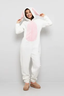 Jumpsuit hare med lange ører dame