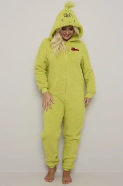 Jumpsuit teddy Grinchen