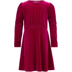 Kjole i stretch velour