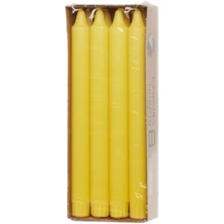 Kronelys stearin 8pk gul