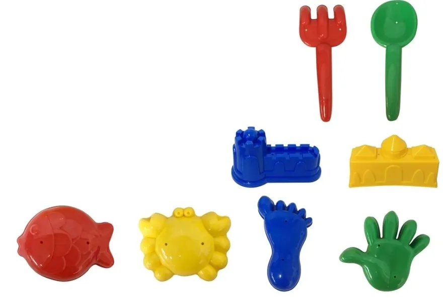 Lastebil med sandleker