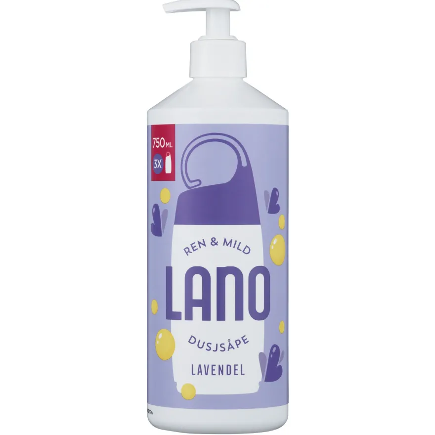 Lavendel Dusjsåpe 750ml