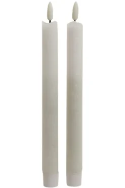 LED-kronelys hvit