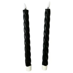 Led kronelys tvinnet 2pk Lullu