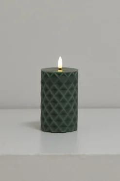 Led kubbelys 12cm Waffel