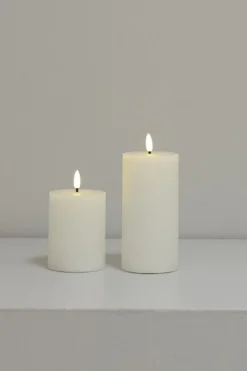Led kubbelyssett 2stk med fjernkontroll Ivy