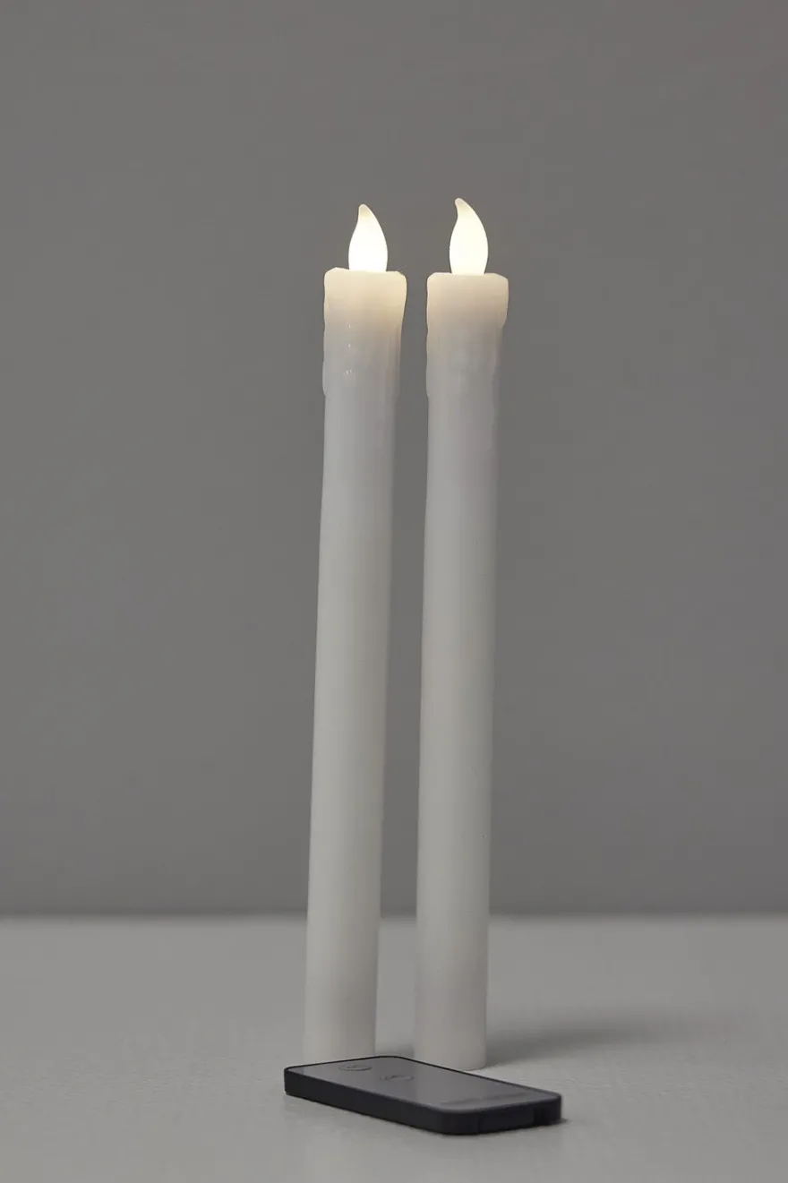 Ledlys med fjernkontroll Kriss 2pk