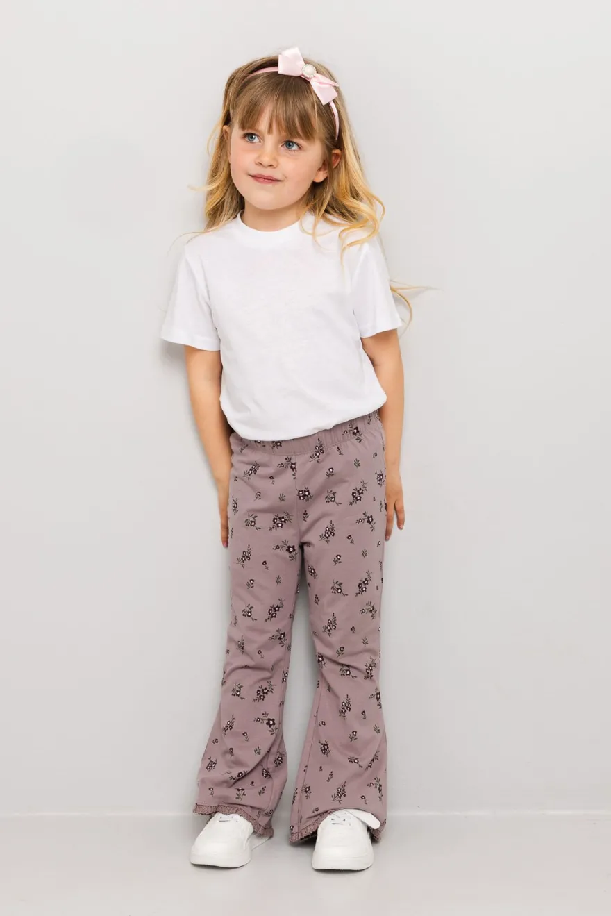 Leggings blomstret