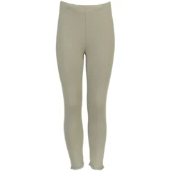 Leggings med blondekant