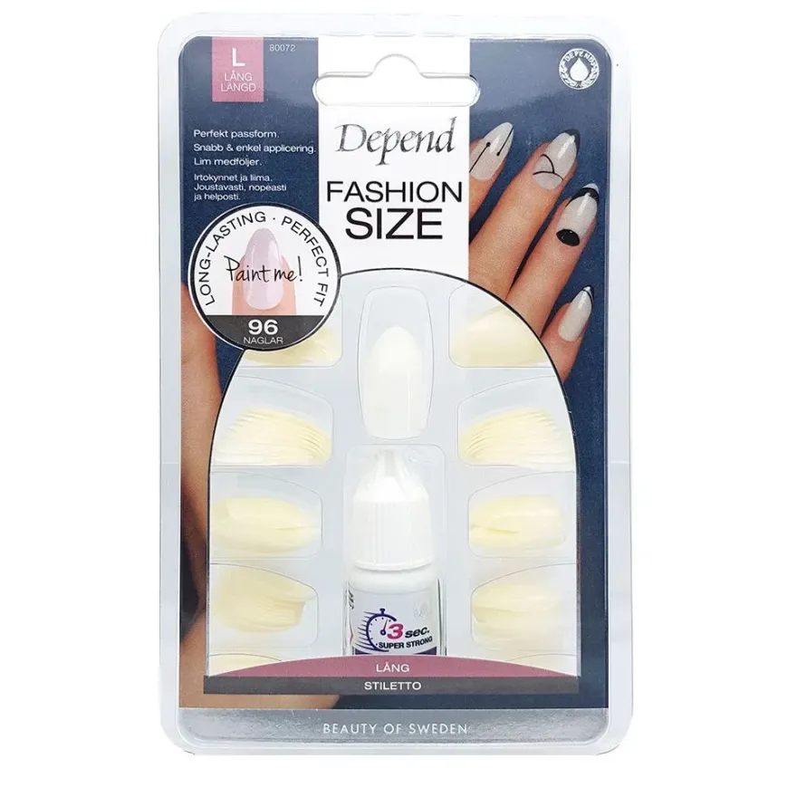 Løsnegler Fashion Size 100pk