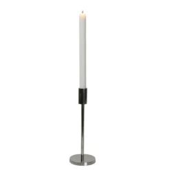 Lysholder Florine sølv 25cm